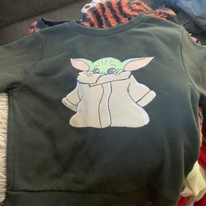 Kids baby yoda sweatshirt